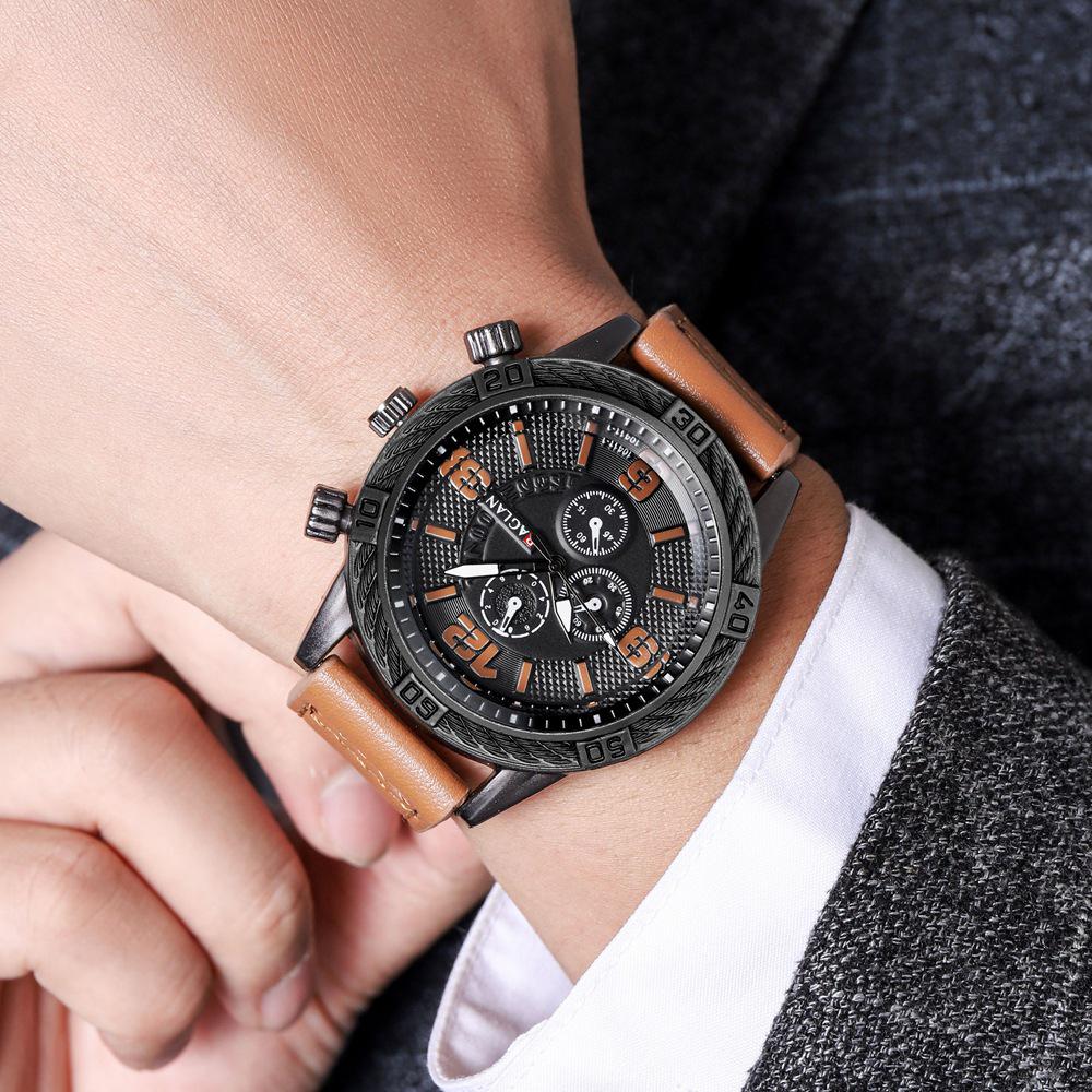 Retro Men's Sport Quartz Watch with Large Dial - Trendy Student Outdoor Fashion