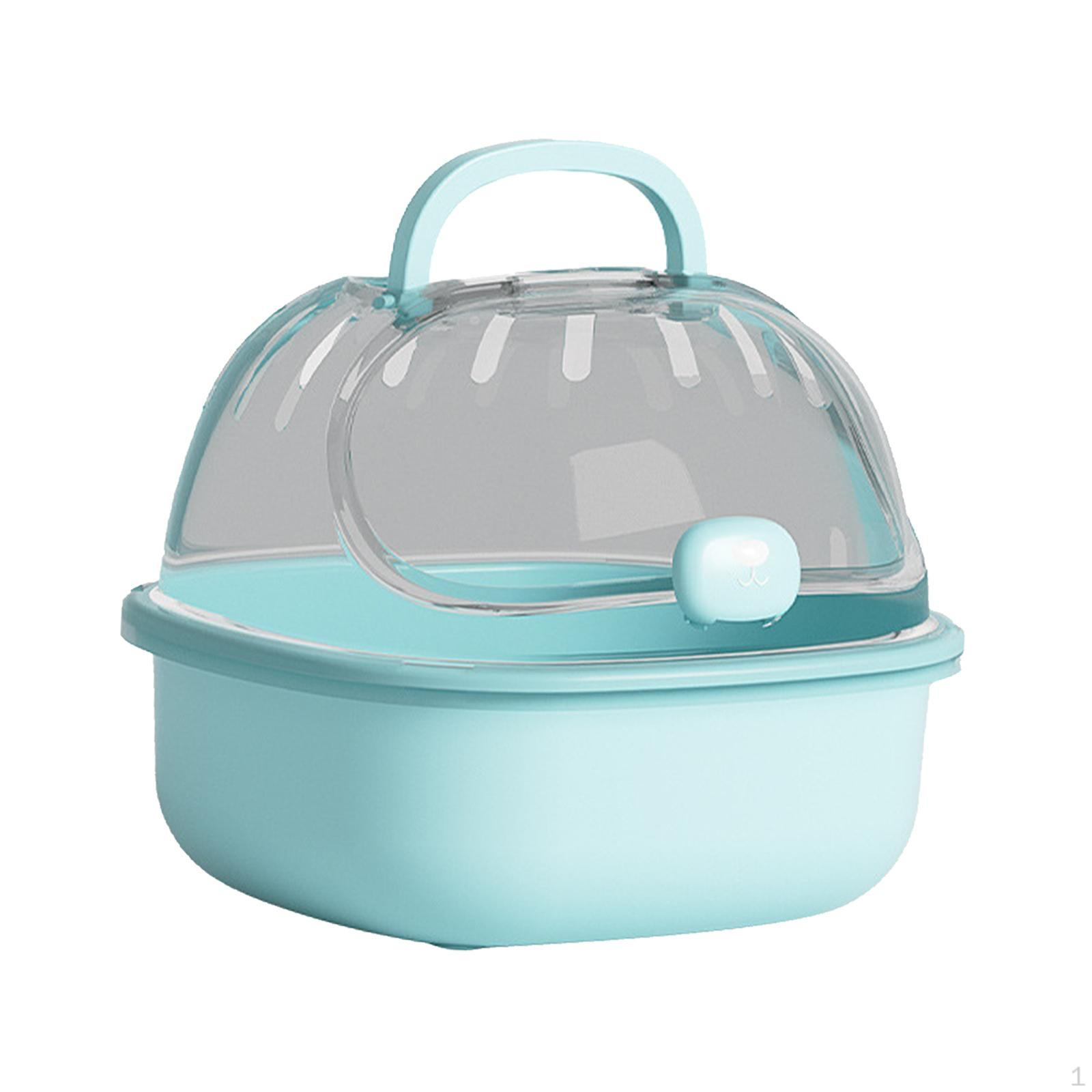 

Клетка-переноска для морских свинок с бутылкой для воды, дорожный чехол для мелких животных синий