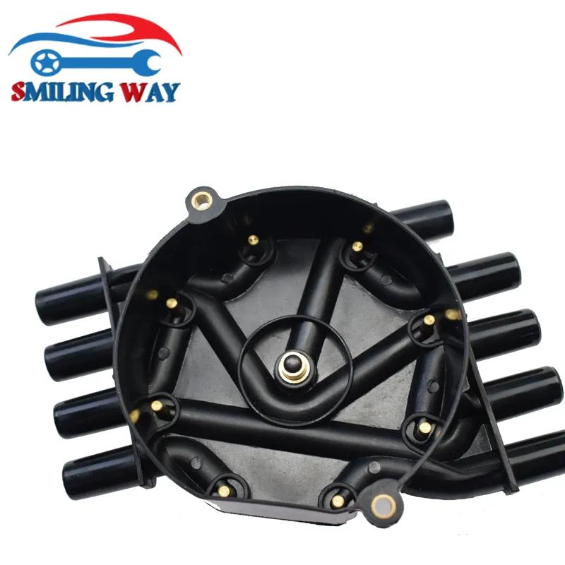 SMILING WAY# Distributor Rotor & Cap For GMC Cadillac Chevrolet 5.0L 5.7L 7.4L V8 Escalade Tahoe Yukon Suburban Savana P30