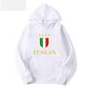 Mens Casual Hooded Sweatshirt With Letter Print Loose Fit Long Sleeve Wear