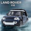 1/32 Scale LAND Rover Defender 110 Toy Car Model Alloy Diecast SUV Sound Light Pull Back Model Car Toy for Boy Gifts Collection