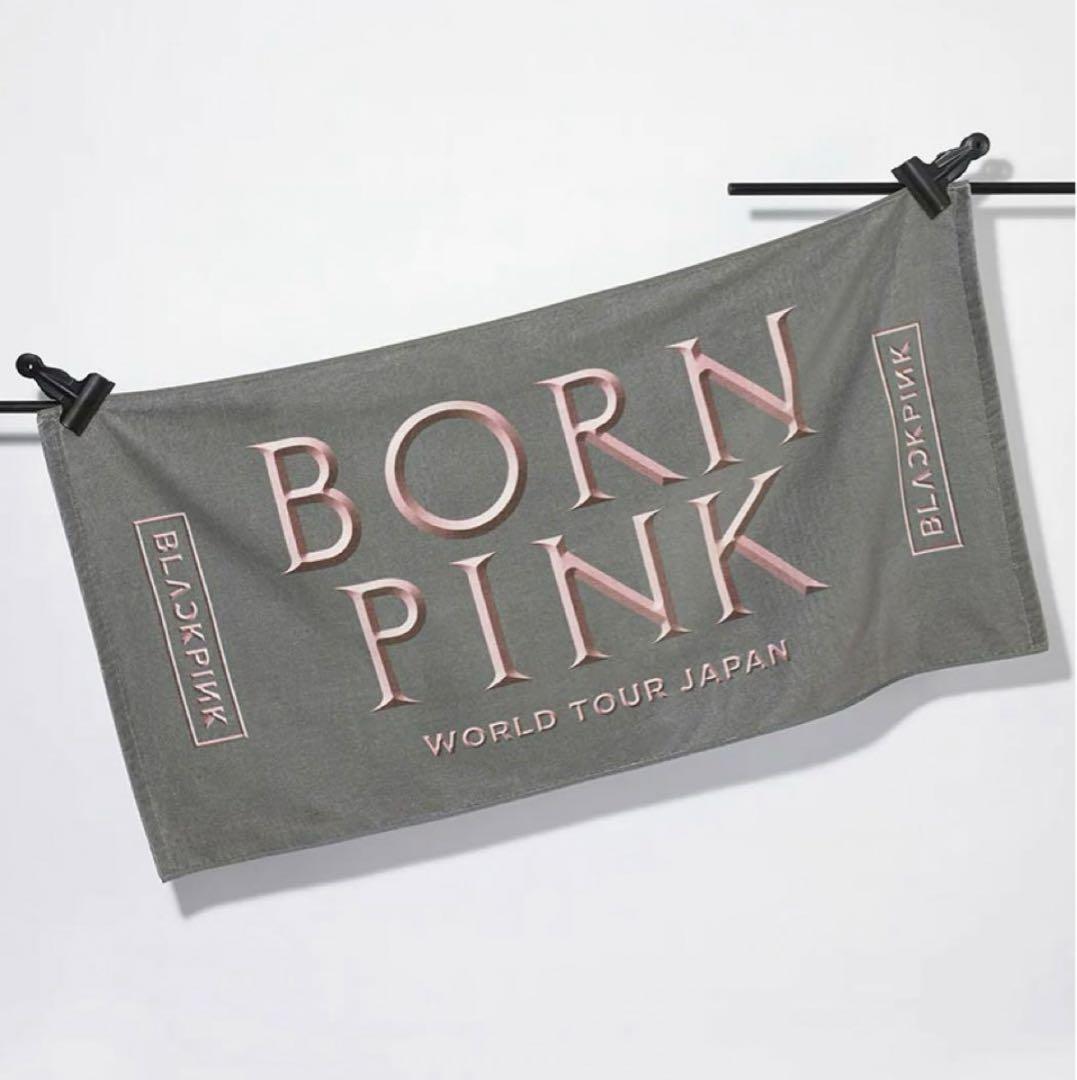

[USED] BLACK PINK Tour Towel