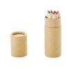 Personalized Colored Pencil Set - Raw Wood Cylinders for Students' Art Projects and Prizes.