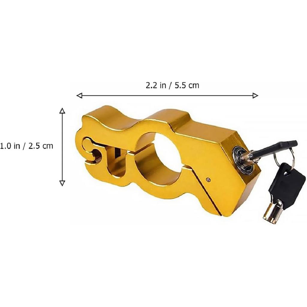 1 Set Horn Lock Throttle Lock Handlebar Lock Anti- Lock for Motorcycle Security Lock for Motorcycle Motorbike Lock Motorcycle Handle Lock Refit Car