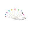 1box/bag Multi Colors Metal Pearlescent Needle For Household Sewing Accessories