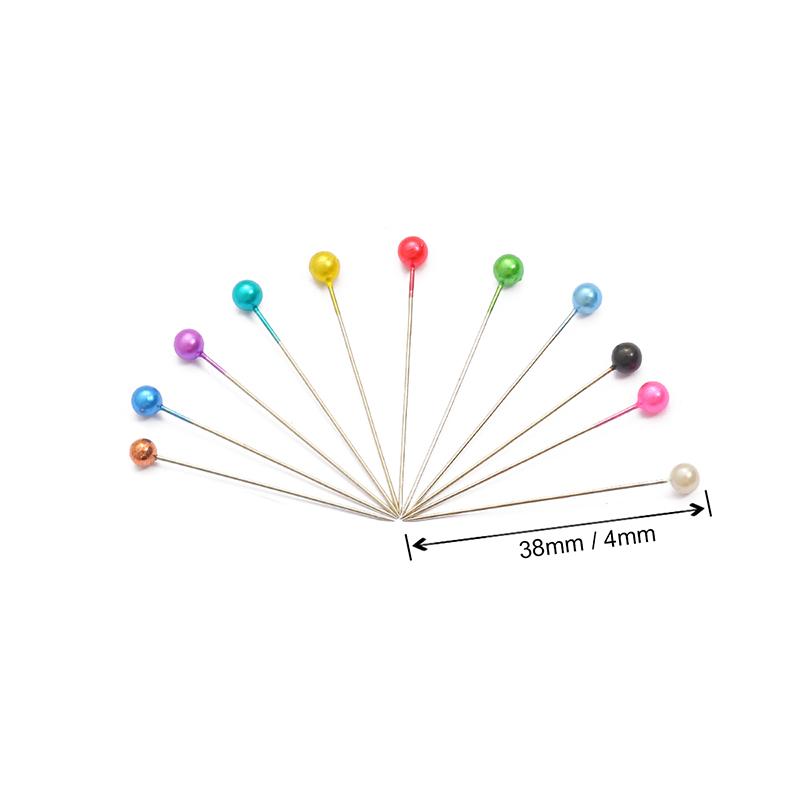 1box/bag Multi Colors Metal Pearlescent Needle For Household Sewing Accessories