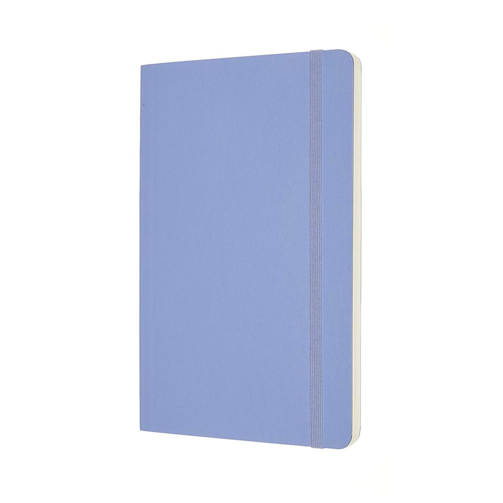 Moleskine Notebook Classic Notebook Soft Cover Plain Large Size Wide X 21cm Hydration Blue QP618B42 (13cm Long)