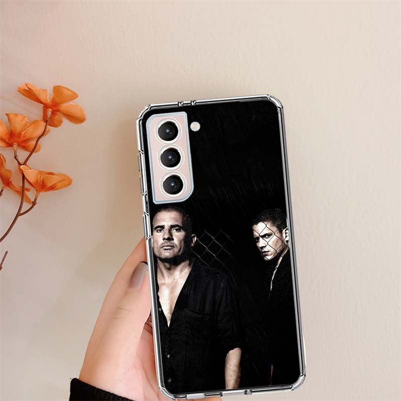 Prison Break TV Series Clear Phone Cases for Samsung S26 Ultra Galaxy S25 Edge S24 S23 FE S21 Plus S20 S22 S10 Cover Patterned C