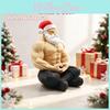 Christmas Santa Figurine 3d Printed Pla Desktop Decor With European Style For Holiday Festive Display