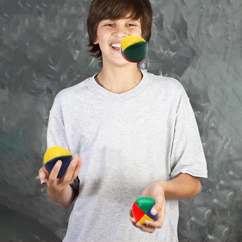 3Pcs Juggling Balls For Beginners Toys And Games Soft Juggling Balls For Beginners Mini Juggling Ball Set Random Color