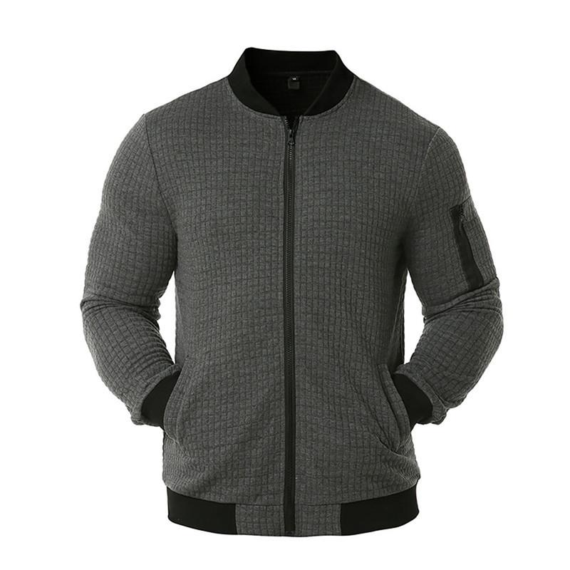 mens plain black fleece jacket