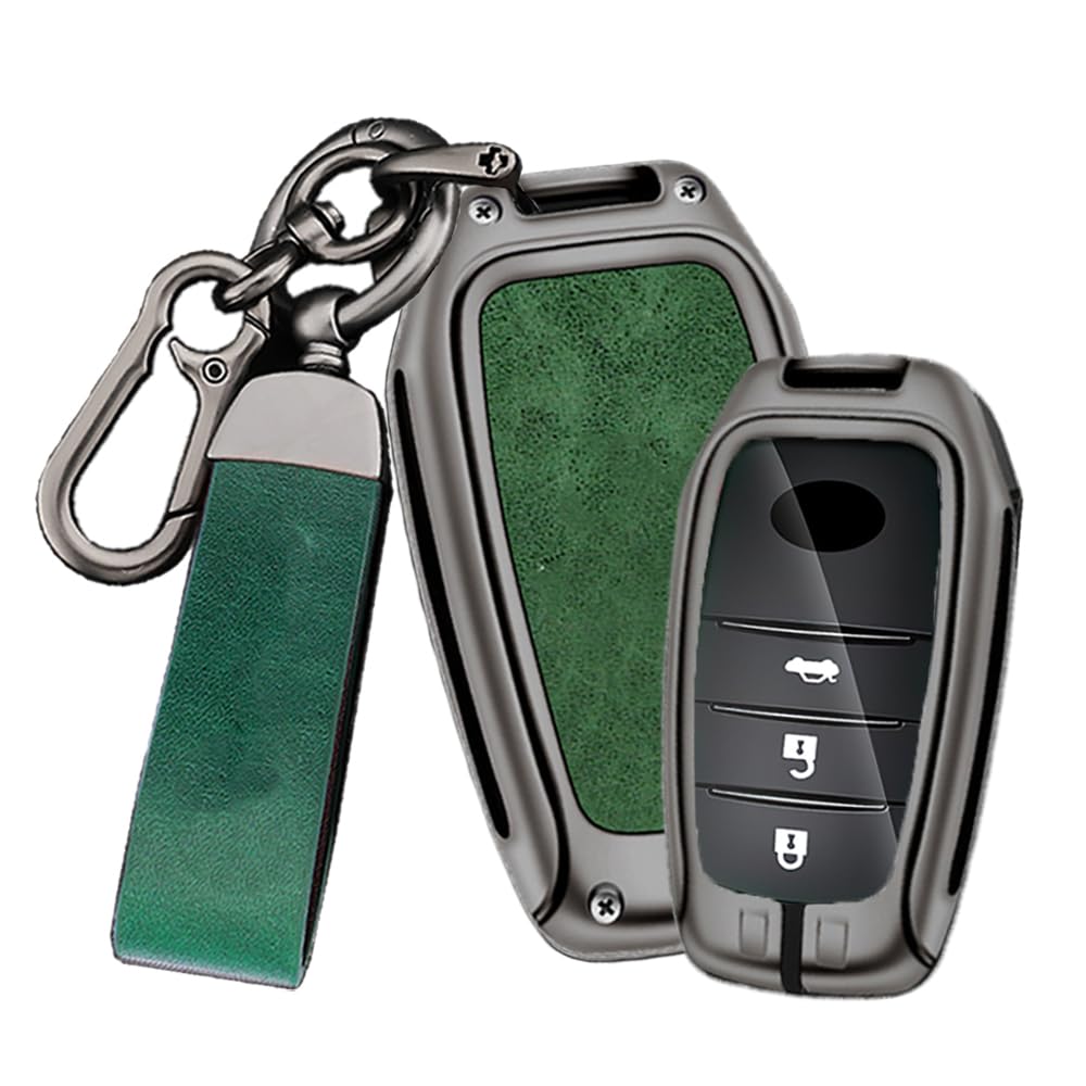 [TECART] Toyota Exclusive Keychain Key Case Key Cover Smart Key зелёный