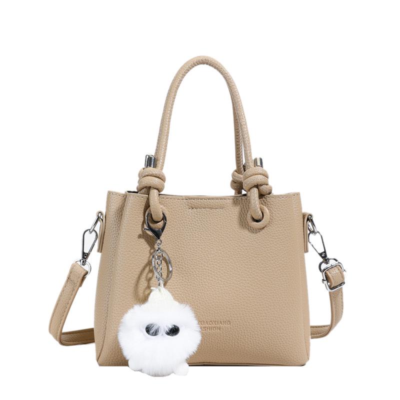 Корейская текстурированная минималистичная сумка-шоппер большой вместимости: Универсальная, Элегантная Женская Сумка Single bag