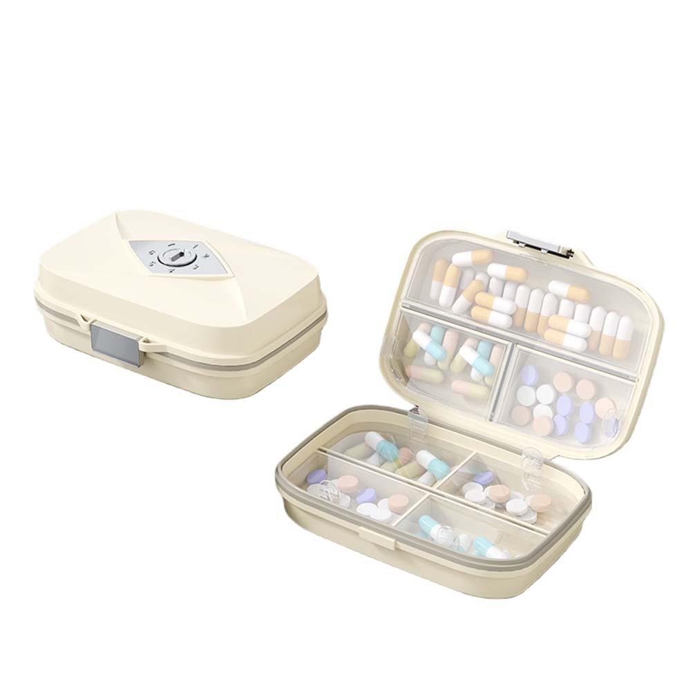 Grids Sealing 7 Grids Pill Box Medicine Tablet Container Mini Jewelry Storage Travel Pill Case Dustproof Plastic