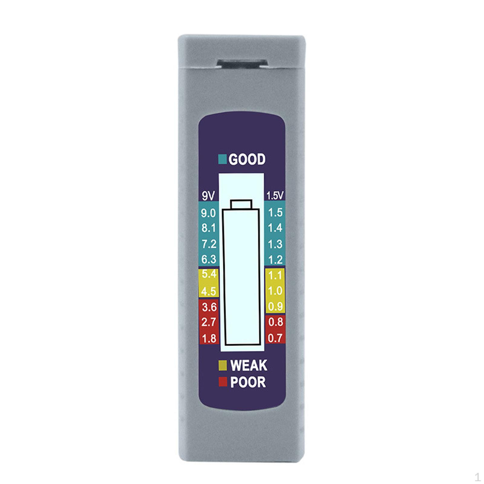 

Battery Checker LCD Display Universal Digital for 9V AA 6F22