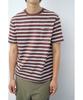 Haechinglum Bleached Stripe Tee Brown