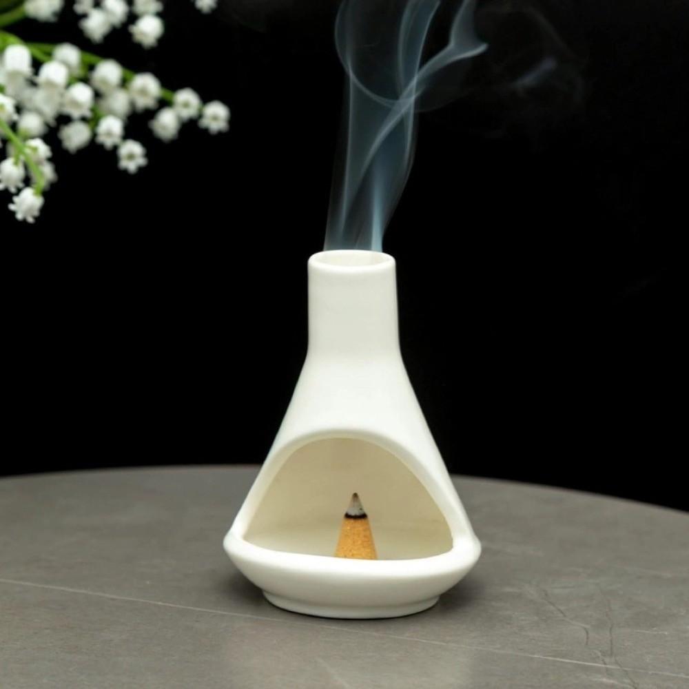 Incense Cones Ceramic Ceramic Incense Burner Mini Decorative Incense Cone Burner Durable Modern Incense Holder Meditation