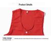 Custom Red Volunteer Vest with Logo for Adults & Children – Perfect for Activities & Public Welfare