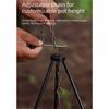 Portable Campfire Bracket Detachable Cooking Pot Tripod Aluminum Zinc Zinc Alloy Tripod  Outdoor Camping