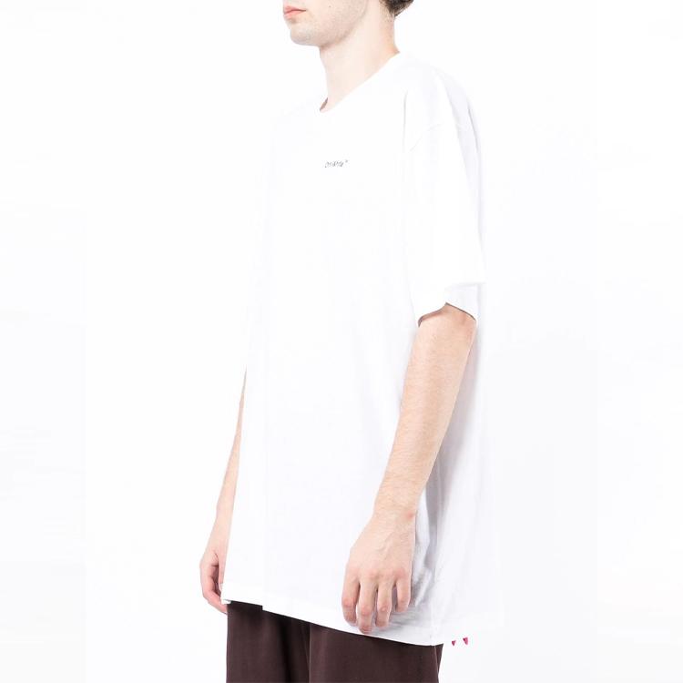 OFF WHITE Caravaggio Arrow Over T Shirt OMAA038C99JER0050110