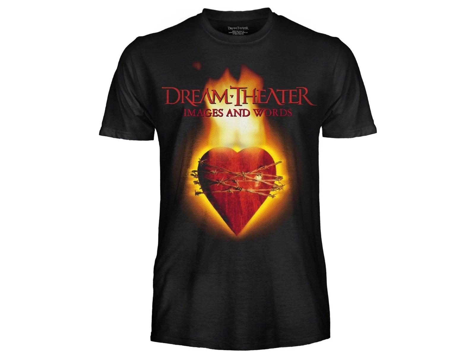 Dream Theater Official T-Shirt Jersey Original Images and Words T-Shirt- L