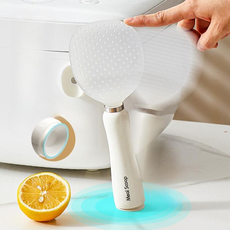 Magnetic Standing Rice Spoon, Non-stick Rice Spoon, Suction Cup, Non-stick Rice Serving Spoon, Food-grade Electric Rice Cooker, Anti-stick Rice Spoon