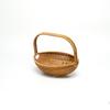 Rustic Handwoven Rattan Storage Basket