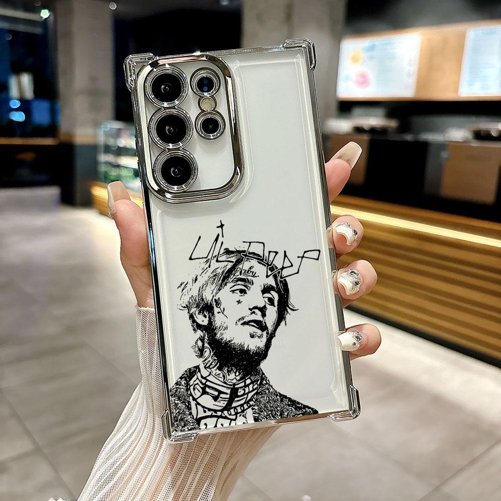 

Hell Boy Rapper Lil Peep Funda For Samsung S26 Ultra Phone Case For Galaxy S25 FE S26 S24 S23 S22 S21 Ultra S20 Plus Clear Cover Galaxy S20 FE