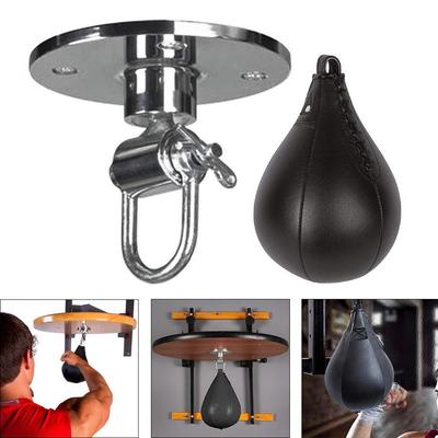 Ball Boxing, PU Leather MMA Bag Boxeo En Tailandia Thai Workout Training Kit with Dregree Rotatable