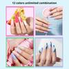 12 Colors Nail Art Pen Quick Dry Waterproof Painting Graffiti Acrylic Pen DIY Design Abstract Line Nail Art Beauty Tool Supplies
