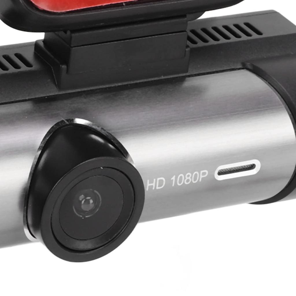 Auto Recorder Dashcam 1080P HD Dashboard Camera Bewegingsdetectie 360 Graden Rotatie 3.16" Video-opname Zakenreis Parkeerbewaking