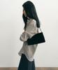 THE LILLE Minimal Square Shoulder Bag_Black