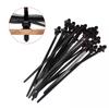 100pcs Self-Locked Nylon Cable Tie Push Clips For Car Wiring Harness Fixed Cable Tie Buckle Straps Car Accessories