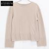 FOXEY 39917 Beige Lounge Knit Top Cashmere Sweater Tops Not Written beigeUsed