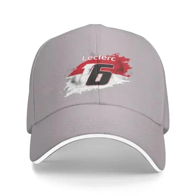 Cappellino da Baseball Sportivo Cool Charles Leclerc 16 per Uomo Donna Personalizzato Regolabile Unisex Cappello da Papà Outdoor