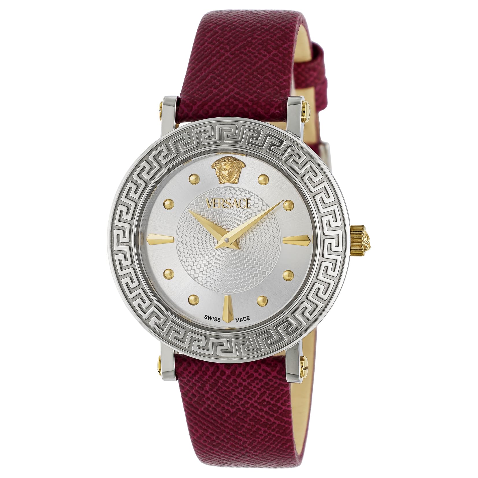 

Greca Sapphire Watch VE9C00124 Bordeaux [Versace] Women s [Used]