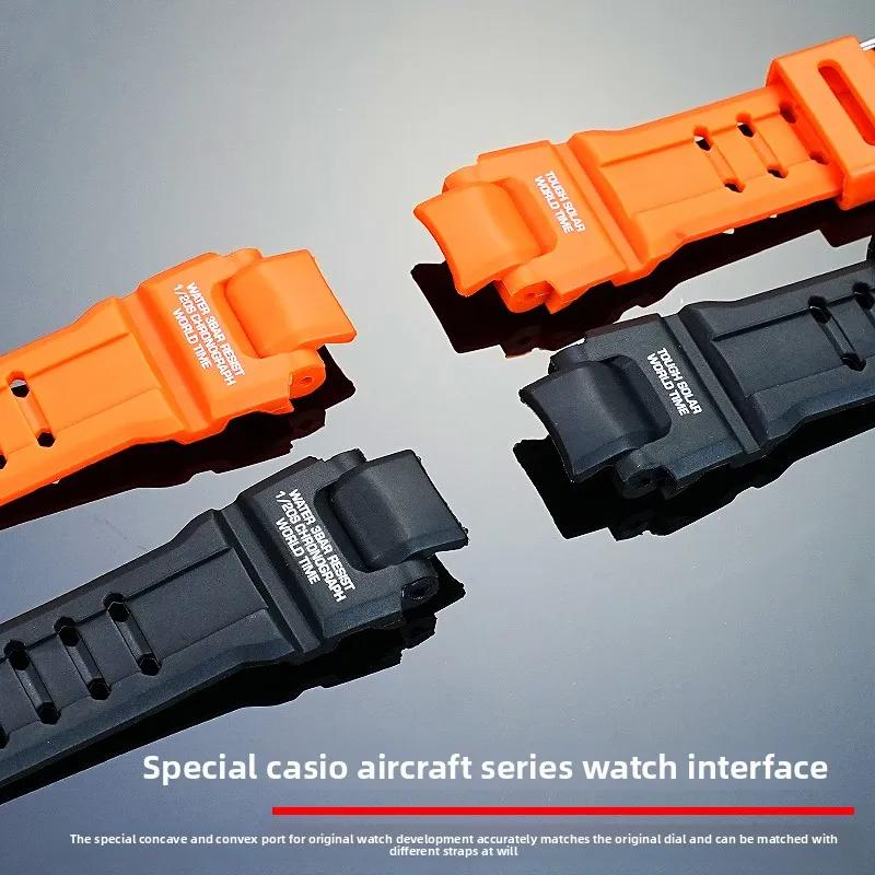 Upgraded Silicone Watchband For Casio G-Shock GA-1000/1100/G-1400/GW-A1000 GW4000 G-1400 strap mens Sport Waterproof watch chain