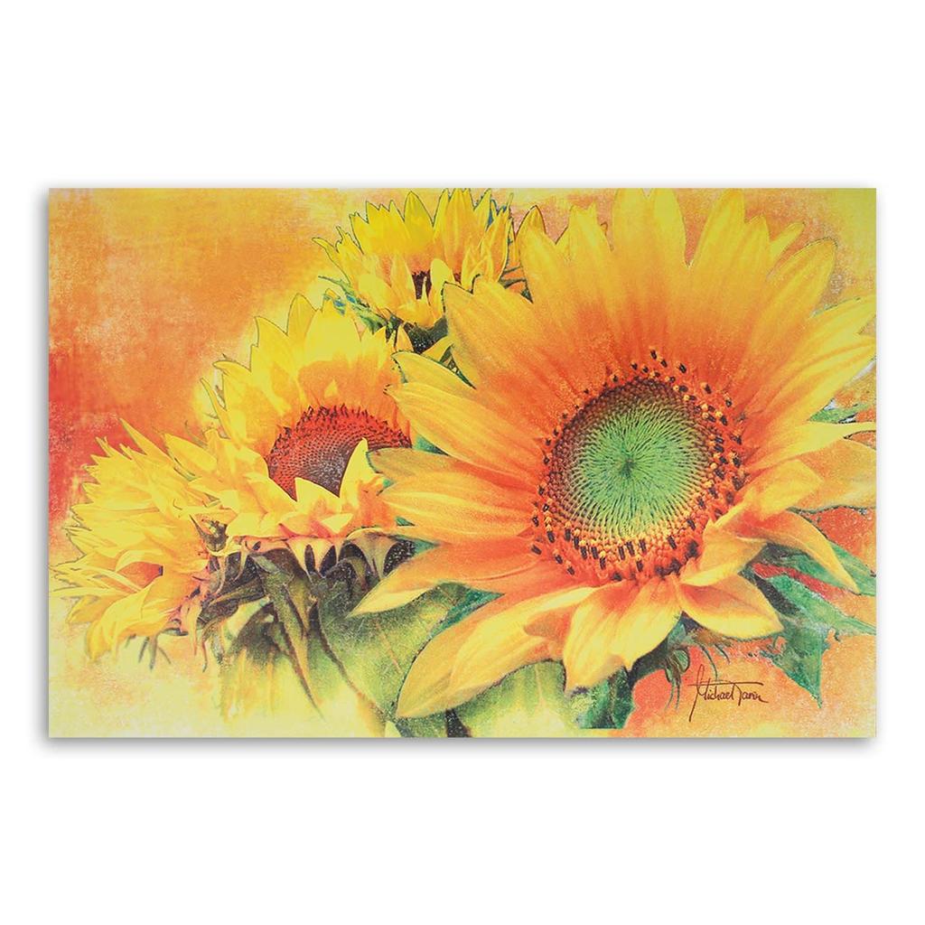 Canvastavlor Solrosor Gul