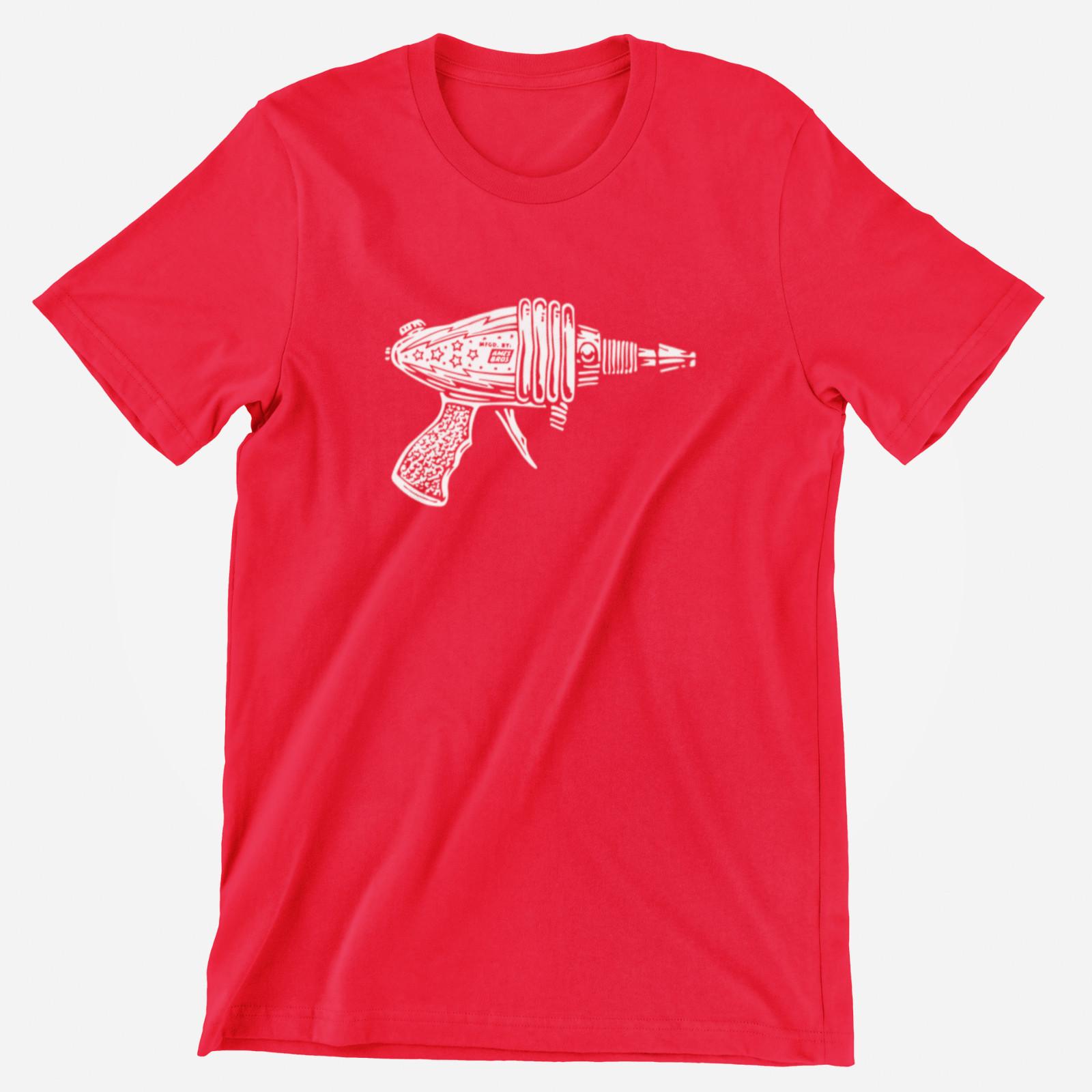 Retro Ray Gun T-Shirt Mens Womens Tees Top Big Bang S