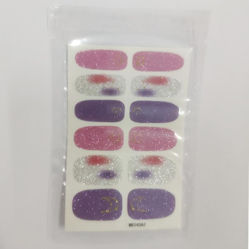 

Наклейки для маникюра с градиентом, наклейки для ногтей, полностью накладные ногти, новые наклейки для маникюра, наклейки для ногтей