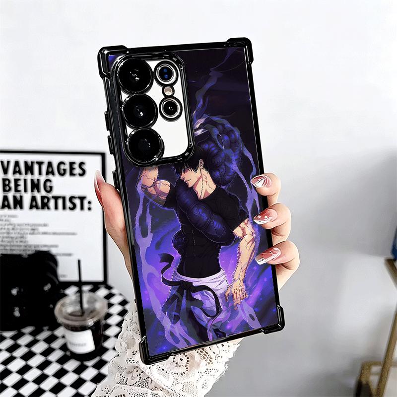 Anime Fushiguro Toji JUJUSU Plating Phone Case For Samsung Galaxy S24 S25 FE S26 Edge S23 Ultra S22 S21 Plus S20 Anti-Fall Airab