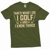 Men's Funny Golfing T-shirt Golf Player Sports Hobby Athlete Golfing Gift Ideas