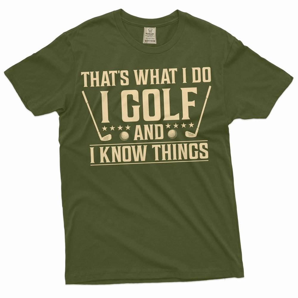 

Men s funny golfing T-shirt Golf player sports hobby athlete golfing gift ideas S