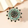 Vintageinspired Stylish Adjustable Alloy Ring With Gorgeous Sunflower Accent Women For