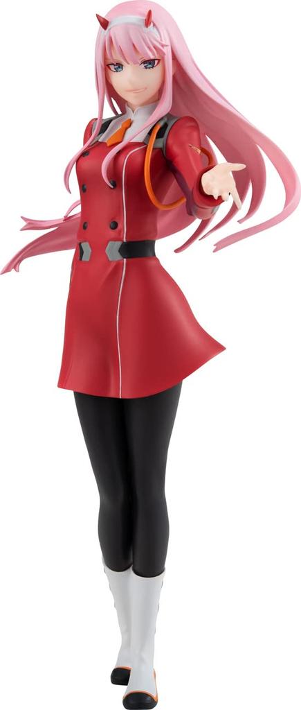 POP UP PARADE Darling in the Franxx Zero Two Figura Completa Pintada de Plástico G94557 Escala Não Escala