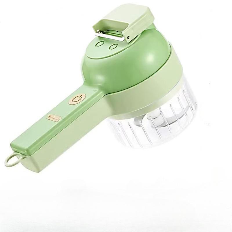1 Multi-function Garlic Paste Electric Artifact Gatling Small Vegetable Cutting Wireless Automatic Pressure-pull Food Supplement vegetable cutter