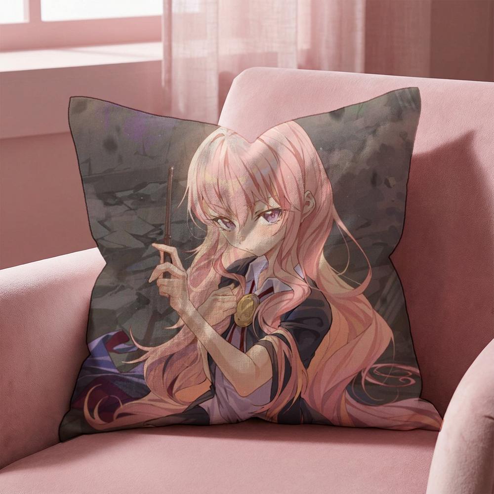 Anime Z-Zero No T-Tsukaima Cushion Cover Multi-Scene Pillow Cover for Home & Car - Reversible, Soft & Durable for Daily Use