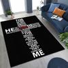 New Pray Jesus Rug for Bedroom Living Room Sofa Home Doormat Decor, Large Kids Play Non-slip Floor Mat