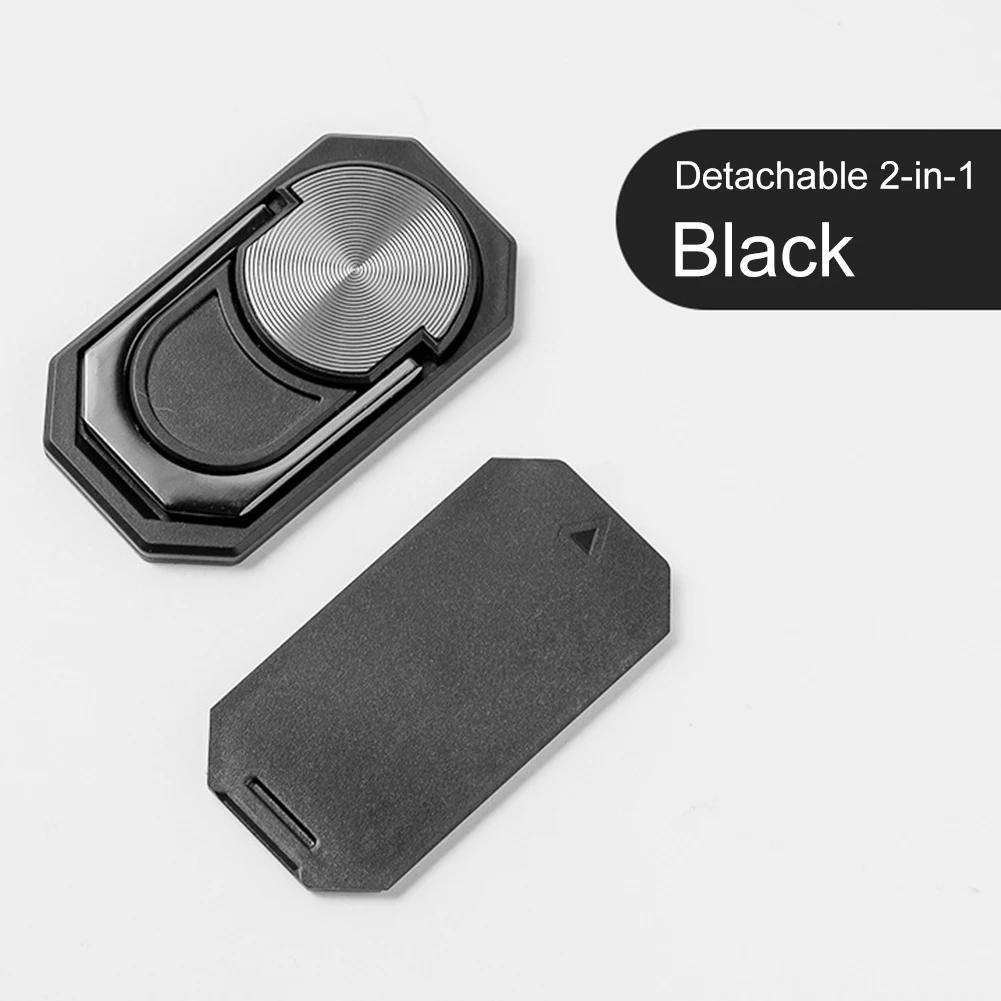 Magnetic Mobile Phone Ring Bracket Detachable Folding Finger Ring Stand 360 Degree Rotation Accessories for Car Safe Driving