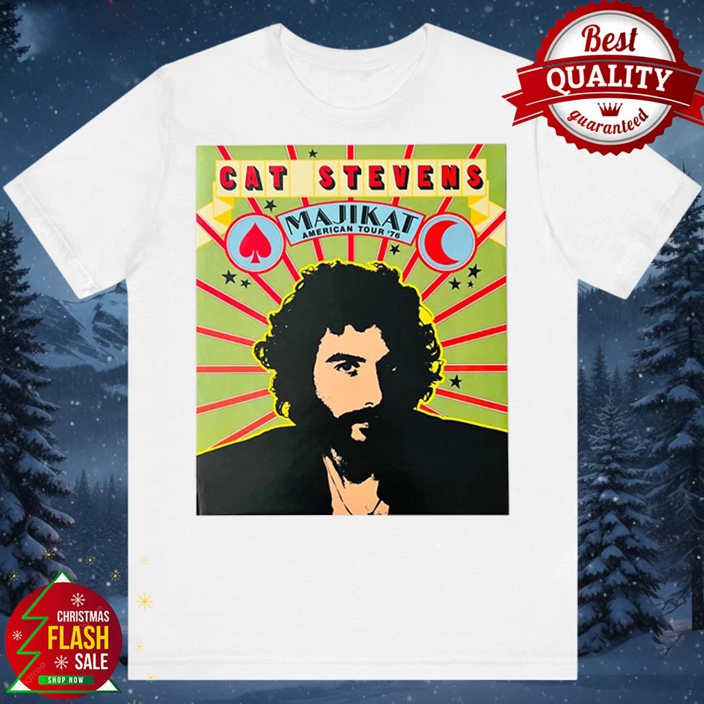 

Rare Cat Stevens MAJIKAT Music Tour T-shirt S to 5XL 2F1235 XL